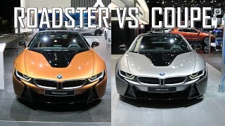 BMW i8 Roadster Vs Coupe  Whats The Difference [upl. by Otilia]