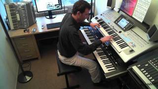 Tico Tico No Fuba By Rico Rico Performed On Yamaha Tyros 4 And Roland G70 Klaus Wunderlich Style [upl. by Haraj]