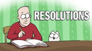 New Year Resolutions  Simons Cat  GUIDE TO [upl. by Romito]