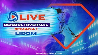 BEISBOL INVERNAL EN DOMININICANISIMA LIVE SEMANA 1 [upl. by Atiekan]