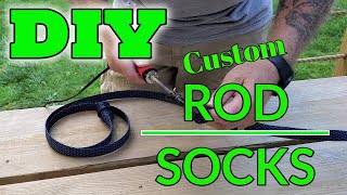 Rod Sock DIY Fishing Rod Sleeves Easy [upl. by Ecirtam]