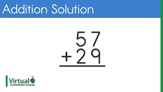 Grade 2 Math Addition Solution [upl. by Medlin]