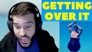 Funny Twitch RAGES 4  Getting Over It [upl. by Amadas]