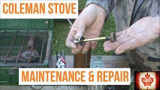 Coleman Camp Stove Maintenance and Repair [upl. by Ahsrat]