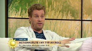 Skådespelaren om tuffa tiden ”Det blev vändningen”  Nyhetsmorgon TV4 [upl. by Aissirac251]