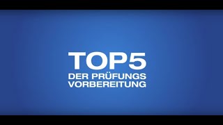 Top 5 der Prüfungsvorbereitung [upl. by Ardisi]