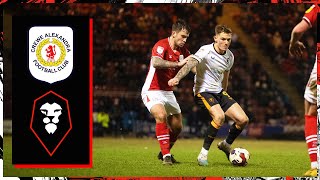 HIGHLIGHTS  Crewe Alexandra 43 Salford City [upl. by Eiznekam]