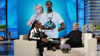 Snoop Dogg on Staying at Martha Stewarts House and Teaching Ellen a New Word [upl. by Lynd]