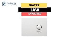 WATTS LAW EXPLAINED [upl. by Ylatan]