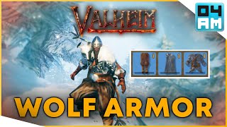 WOLF ARMOR GUIDE  How To Get Wolf Armor amp Wolf Hide Cape in Valheim [upl. by Eahsan961]