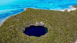 The Coolest Blue Hole IN THE WORLD Hoffmanns Cay Bahamas [upl. by Khoury]