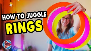 Learn to juggle RINGS  Beginner Juggling Tutorial [upl. by Hoi272]