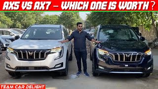 Mahindra XUV700 AX5 vs AX7  Detailed Comparison [upl. by Claiborn]