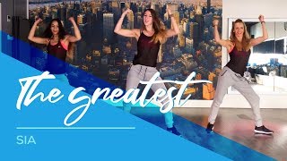 The Greatest  Sia  Easy Fitness Dance Choreography  Saskias Dansschool [upl. by Lleral]