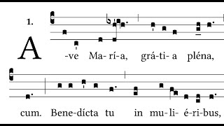 Ave Maria  Gregorian Chant [upl. by Joane508]