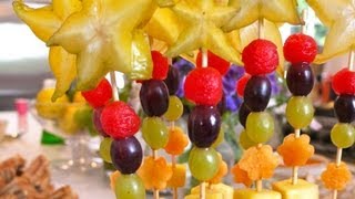 Fruit Wands  Fun Snacks for Kids  Weelicious [upl. by Ennazus]