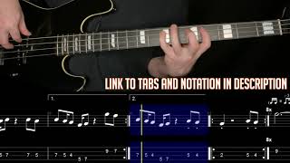 Khruangbin  Maria Tambien Bass Line wtabs and standard notation [upl. by Nooj]