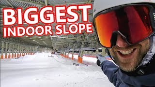 Biggest Indoor Snowboarding In Europe [upl. by Nerfe]