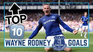 TOP 10 WAYNE ROONEY GOALS [upl. by Anerehs]