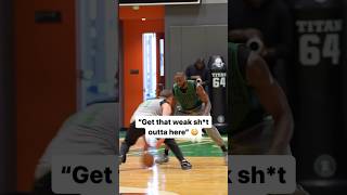 Jaylen Brown BLOCKS Pritchard and SCREAMS during 1v1 [upl. by Yrtsed]