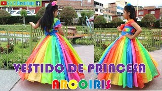 Vestido hecho con Bolsas Plásticas  TRAJES CON MATERIALES RECICLABLES [upl. by Hobart277]