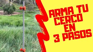 Como instalar tu cerco electrico en 3 sencillos pasos [upl. by Brigette]