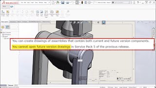 SOLIDWORKS Tech Tip How to Use Future Version Components [upl. by Ramses288]