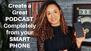 🎙📱 How to Start a Podcast on Your Phone  Anchor Spotify Podcast Tutorial [upl. by Geehan]