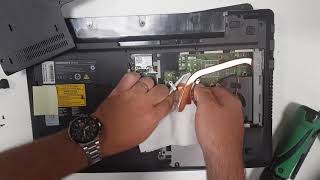 How to replace thermal paste at Medion Akoya E7222 MD99060 laptop [upl. by Aizek585]