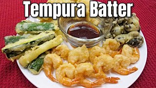 How to make perfect Tempura every time  PoorMansGourmet [upl. by Lonee]