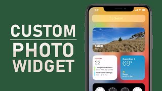 How To Add Custom Photo Widgets on iPhone and iPad  Quick Guide [upl. by Deys]