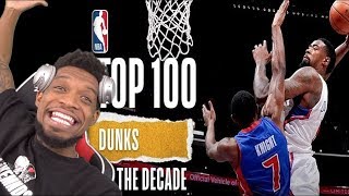 NBAs Top 100 Dunks Of The Decade [upl. by Ayotnahs742]