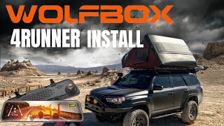 Toyota 4Runner WOLFBOX Dashcam Mirror Full Install  PART 1 [upl. by Darrel308]