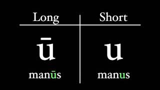 The Latin Alphabet  Vowel Pronunciation [upl. by Orth]