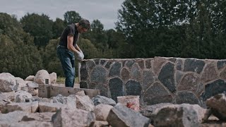 Making Zero Concrete Stone Foundation [upl. by Dunham]