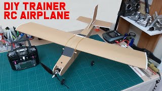 How To Make RC Trainer Airplane DIY Model Airplane For Beginners [upl. by Conner316]