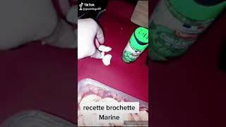 recette brochette de crevette mariné [upl. by Weintrob856]