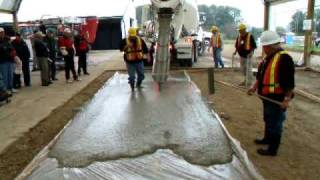 Self Consolidated Concrete SCC Demo  Woodstock Outdoor Farmshow CFBA [upl. by Yrebmik]