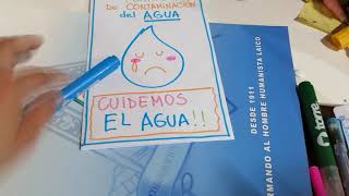 DÍPTICO CONTAMINACIÓN DEL AGUA [upl. by Nlycaj]