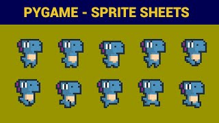 PyGame Beginner Tutorial in Python  Loading Spritesheets [upl. by Bernette]