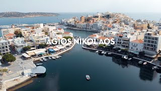 The town  Agios Nikolaos Crete [upl. by Schmeltzer574]