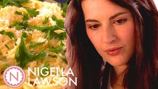 Nigella Lawson’s Super Easy Lemon Linguine  Nigella Bites [upl. by Yrrag780]