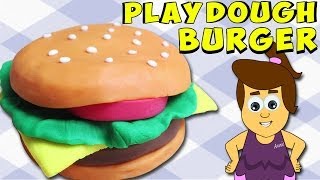 How to Make Playdough Burger [upl. by Nonnaihr]