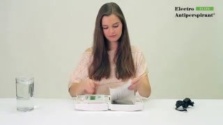 Iontophoresis Electro Antiperspirant® ELITE  Video tutorial [upl. by Oflodor757]