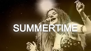 Janis Joplin  Summertime lyrics [upl. by Brody335]