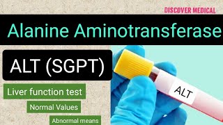 ALT  Alanine Aminotransferase  Liver function test [upl. by Raynata]