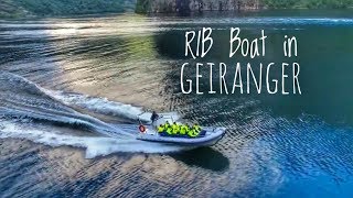 RIB Boat in Geiranger 🚤🚤🚤  Norway [upl. by Soinotna]