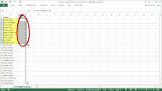 How to Get Running Count of Occurrence in Excel [upl. by Ednihek280]