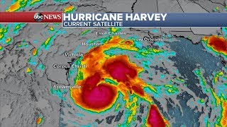 Hurricane Harvey live stream Storm makes landfall in Texas [upl. by Nylloc804]