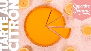 Tarte au Citron AKA Lemon Tart Recipe  Cupcake Jemma [upl. by Nottage]